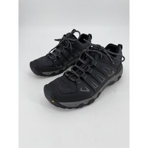 Keen Oakridge Mens Hiking Shoes Black Grey Low Top Trail Sneakers 1015315 US 11